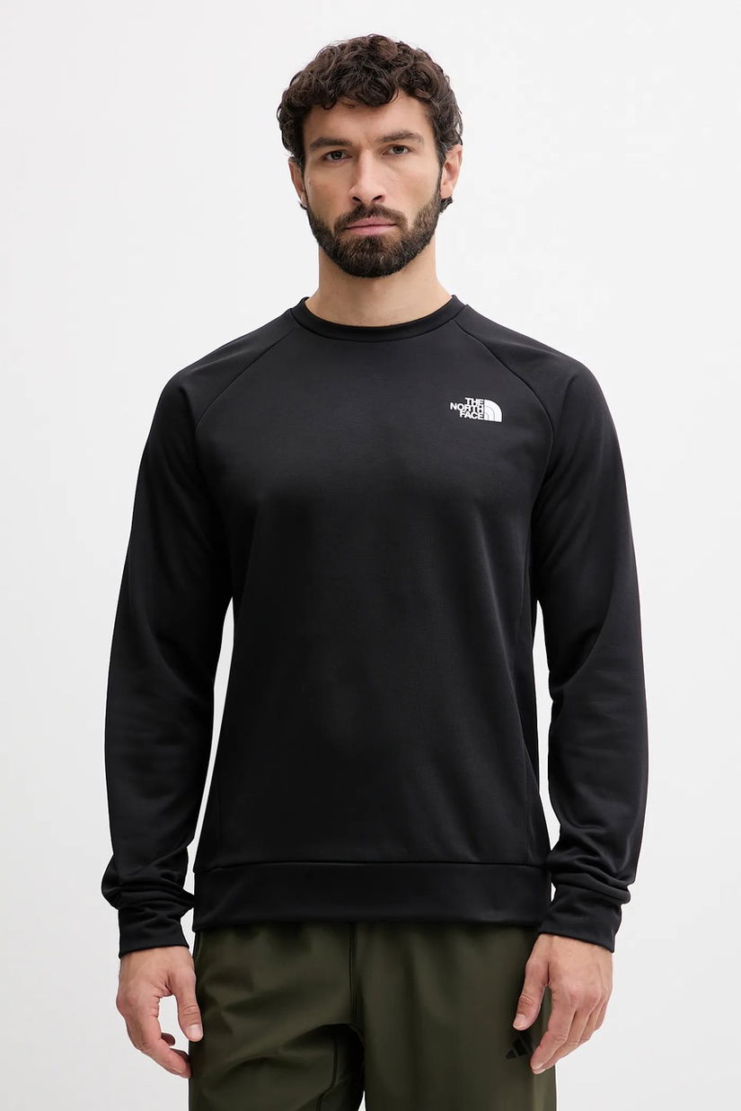 The North Face hanorac de antrenament Reaxion 2.0 culoarea negru, cu imprimeu, NF0A8DRRKS71