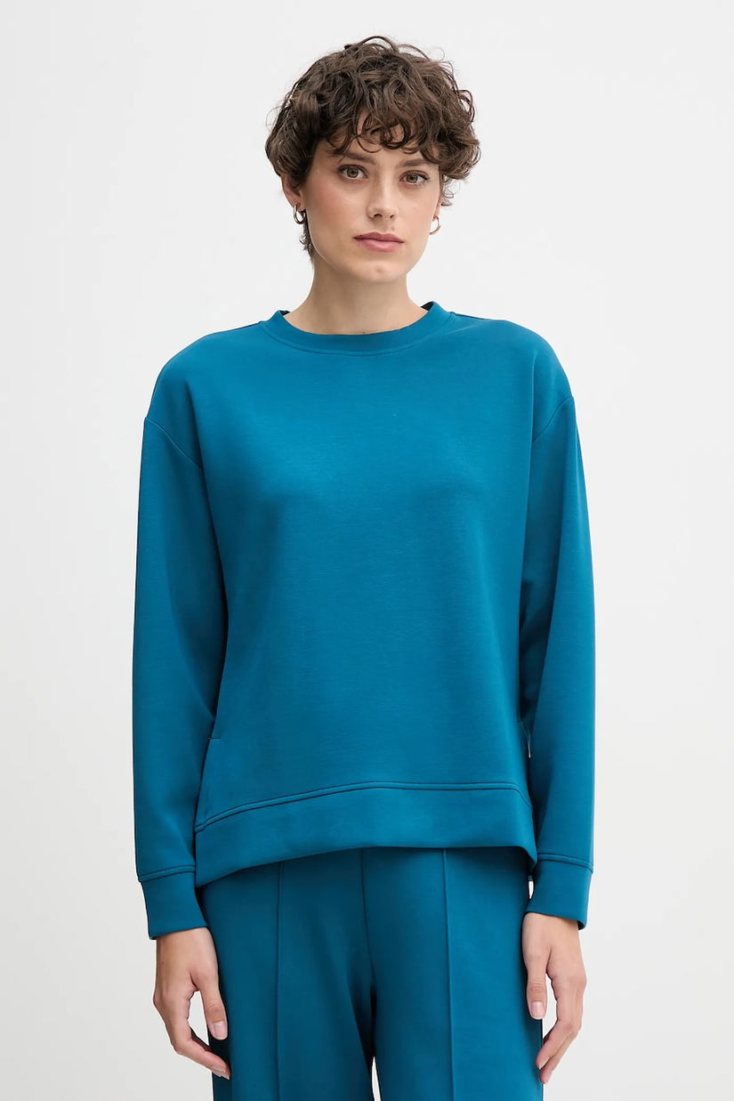 United Colors of Benetton bluză culoarea turcoaz, uni, 3Y2F3M07M