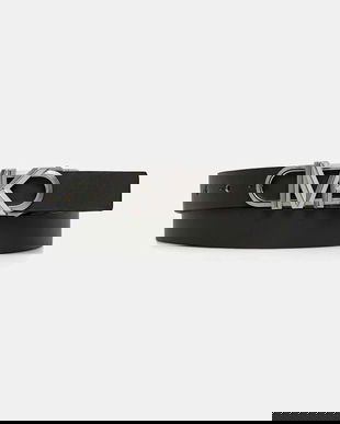 MICHAEL Michael Kors curea de piele cu două fețe culoarea verde, 29MKWB528999