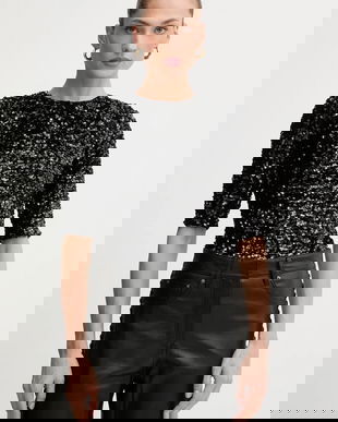 Bardot body culoarea negru, uni, 60116TB