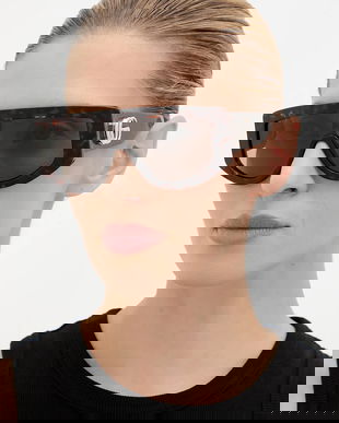 Gucci ochelari de soare culoarea maro, GG1950S