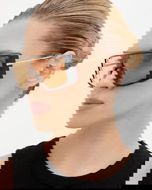 Alexander McQueen ochelari de soare culoarea negru, AM0524S