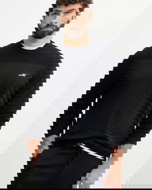 BOSS Green pulover din amestec de lână culoarea negru, light, 50547507