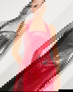 Bardot rochie culoarea roșu, mini, evazați, 59857DB2