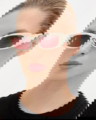 VOGUE ochelari de soare culoarea bej, 0VO5655SU