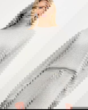 BOSS pulover de cașmir culoarea gri, light, 50547883