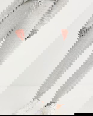 BOSS pantaloni de trening din cașmir culoarea gri, 50547858