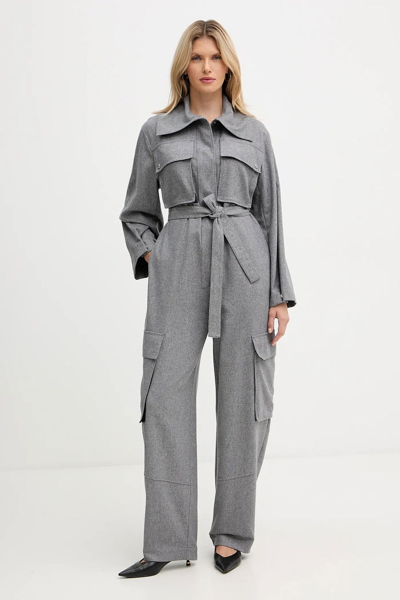 BOSS salopete din amestec de lână Daspira