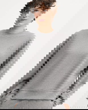 United Colors of Benetton bluză culoarea gri, cu imprimeu, 3WNW3M07T