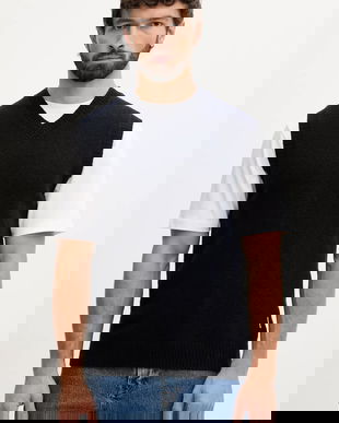 Lindbergh vestă din amestec de lână culoarea bleumarin, 30.800221