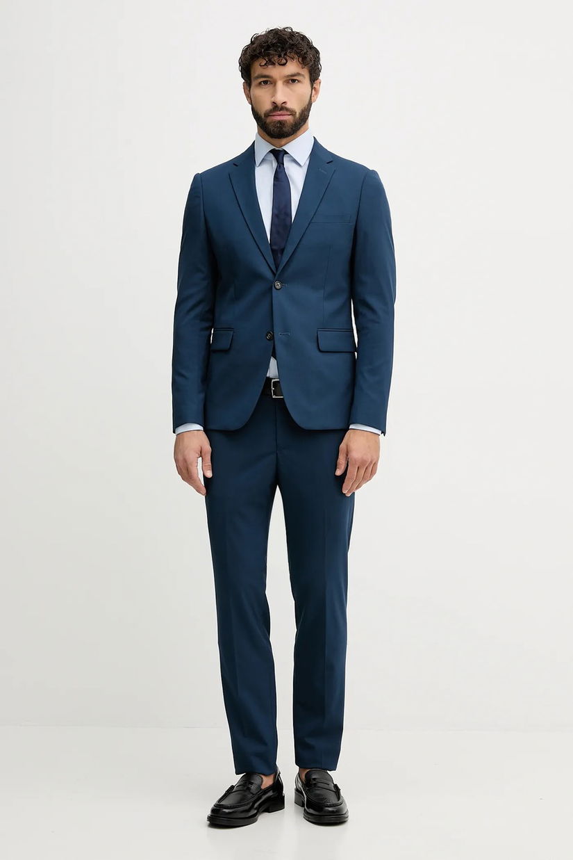 Lindbergh costum culoarea bleumarin, uni, 30.61040