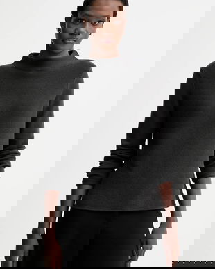 Marc O'Polo pulover de bumbac culoarea gri, cu turtleneck, 511605960419