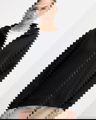 United Colors of Benetton hanorac de bumbac culoarea roz, cu glugă, uni, 3UNID500R