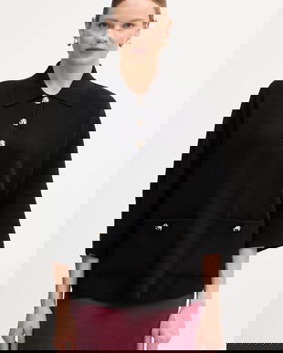 Joseph Ribkoff pulover culoarea negru, 253962