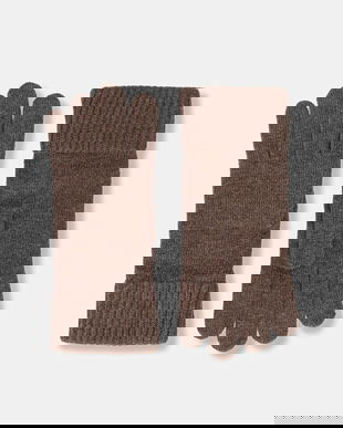 United Colors of Benetton mănuși de lână culoarea gri, 1202U0725