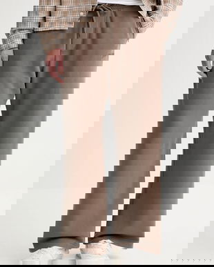 Hollister Co. pantaloni de trening culoarea maro, uni, KI334-5139-421