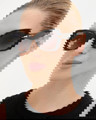 Michael Kors ochelari de soare culoarea negru, 0MK2258U