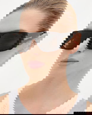 Saint Laurent ochelari de soare culoarea maro, SL 832