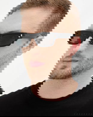 Saint Laurent ochelari de soare culoarea negru, SL 837