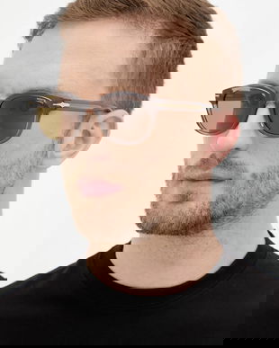 Montblanc ochelari de soare culoarea gri, MB0435S