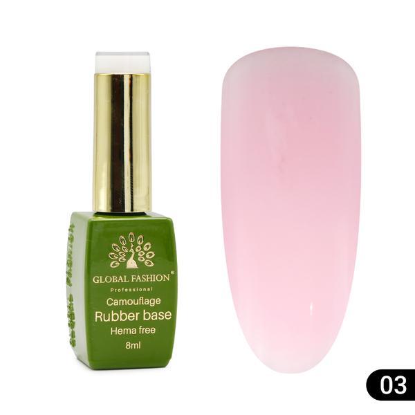 Bază de unghii Camouflage, 03, fără Hema, 8 ml
