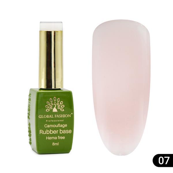 Bază de unghii Camouflage, 07, fără Hema, 8 ml