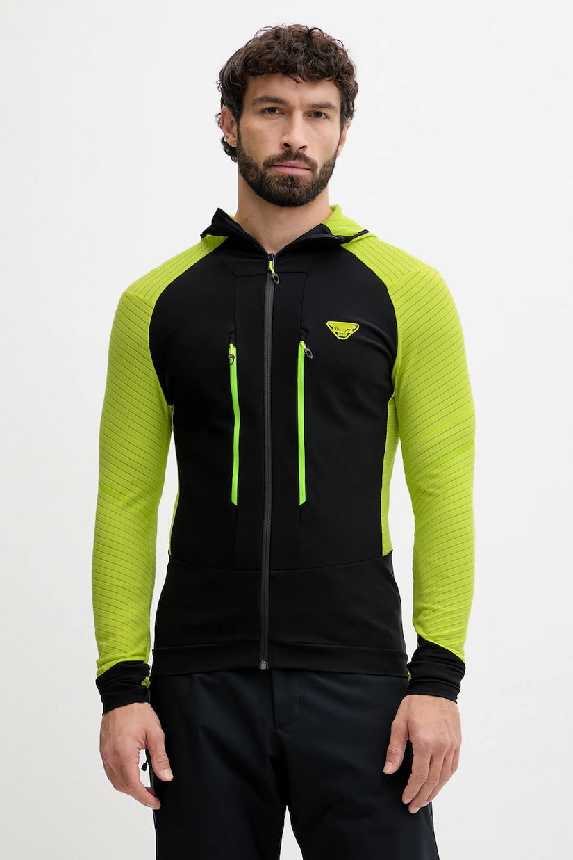 Dynafit hanorac în aer liber Mezzalama Race culoarea verde, cu glugă, 08.0000071980