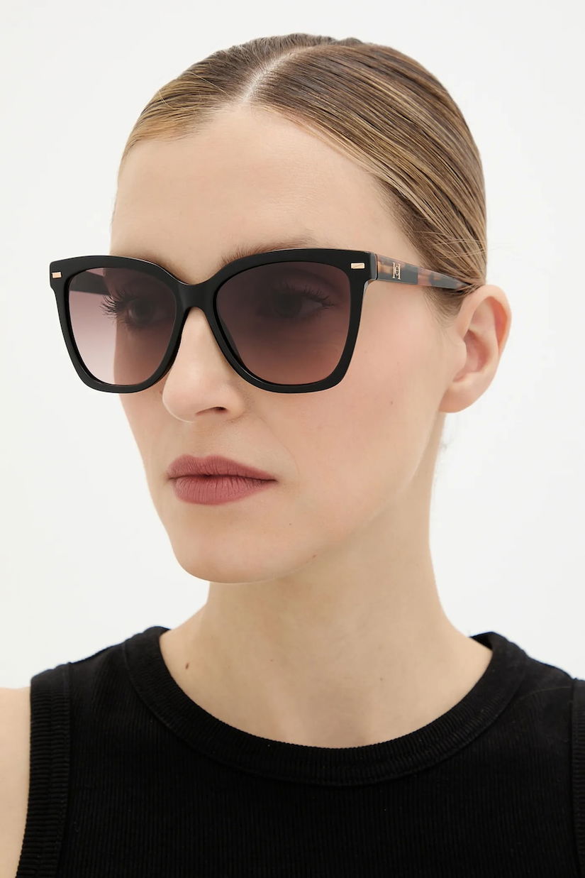 Carolina Herrera ochelari de soare culoarea maro, HER 0333/S