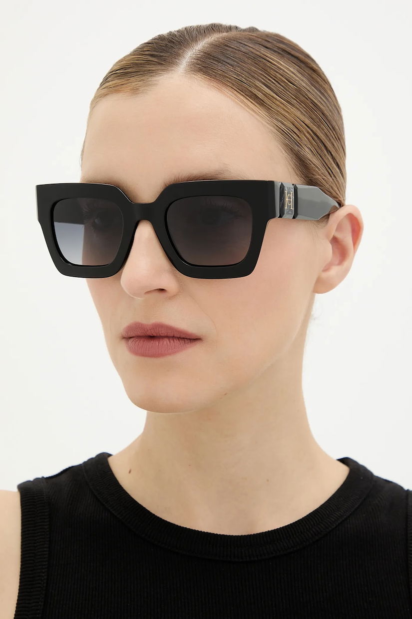Carolina Herrera ochelari de soare culoarea negru, HER 0328/S