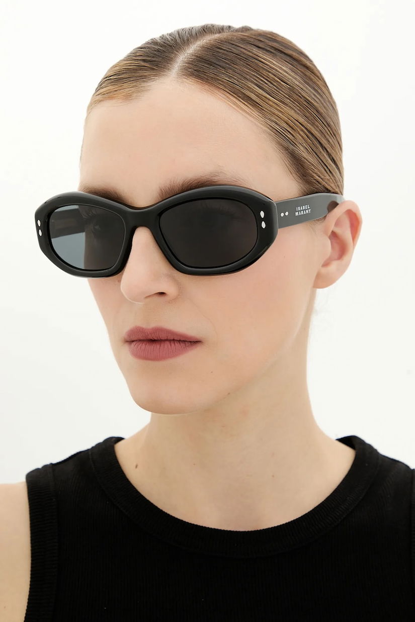 Isabel Marant ochelari de soare culoarea negru, IM 0237/S