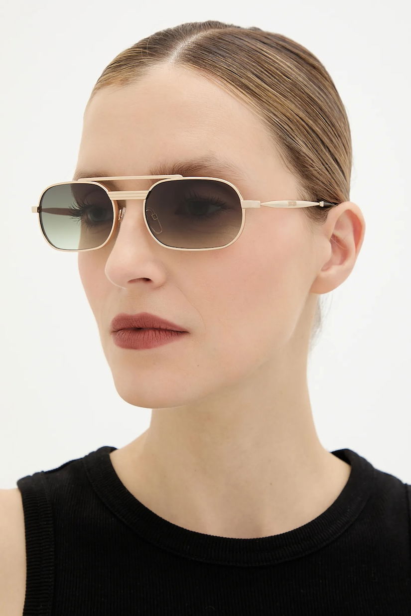 Moschino ochelari de soare culoarea auriu, MOS198/S