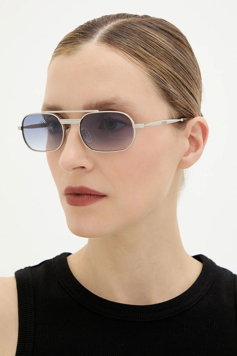 Moschino ochelari de soare culoarea argintiu, MOS198/S