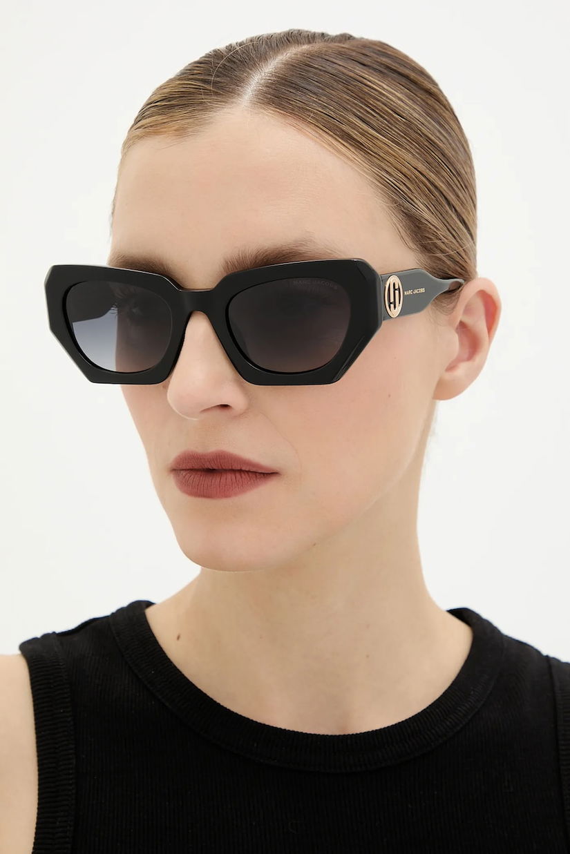 Marc Jacobs ochelari de soare culoarea negru, MARC 851/S