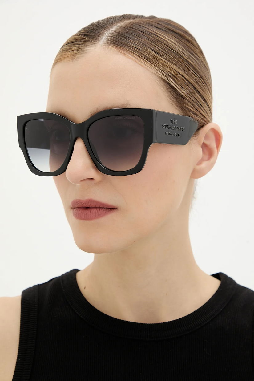 Marc Jacobs ochelari de soare culoarea negru, MARC 859/S