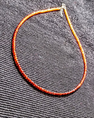 Colier argint calcedonie ombre gradient degrade minimalist clasic simplu trendy - Transport gratuit