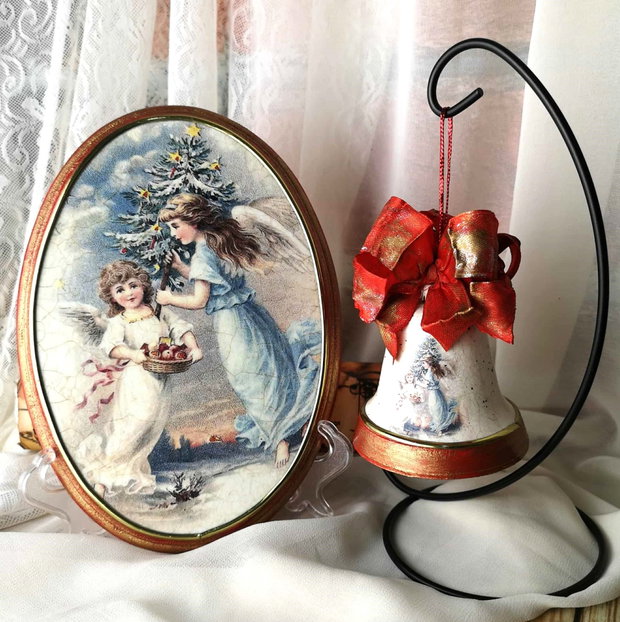 Set cadou decoratiuni pentru Craciun - Adierea ingerilor