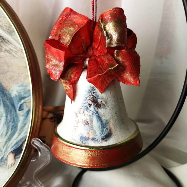 Set cadou decoratiuni pentru Craciun - Adierea ingerilor