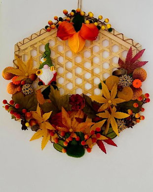 Coroniță decorativă de toamnă