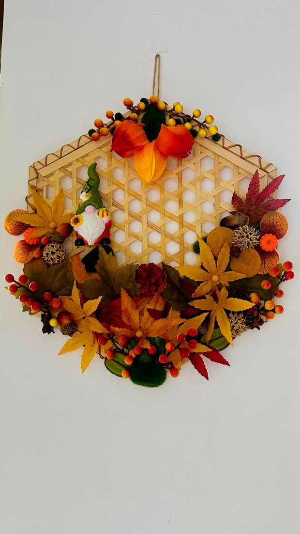 Coroniță decorativă de toamnă