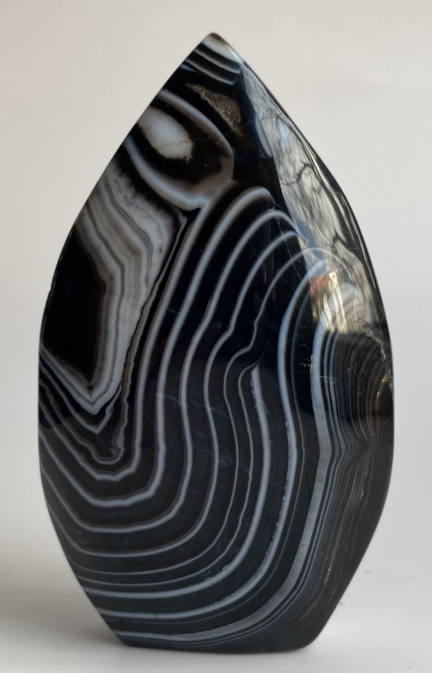 Agat Negru - Sculptura piatra semipretioasa