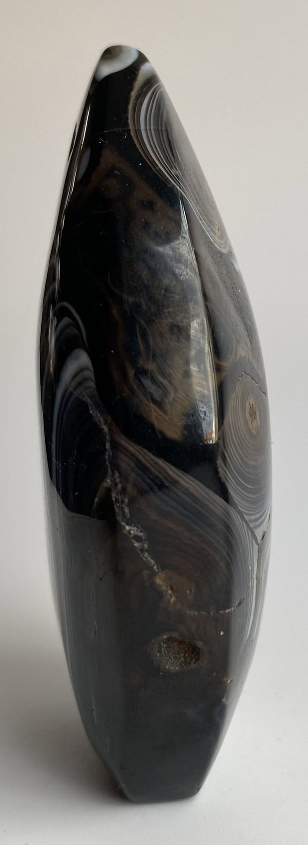 Agat Negru - Sculptura piatra semipretioasa