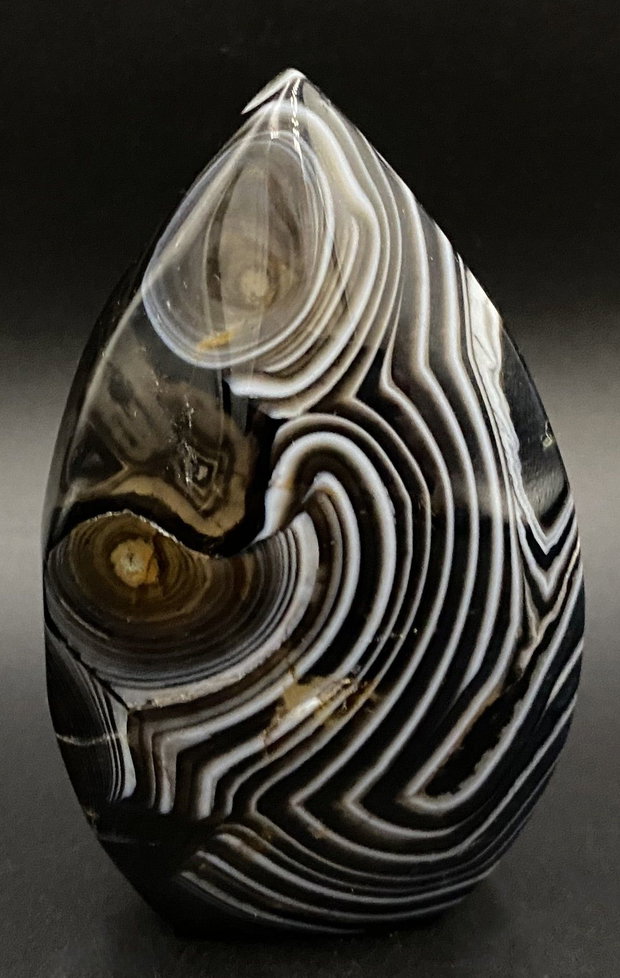 Agat Negru - Sculptura piatra semipretioasa