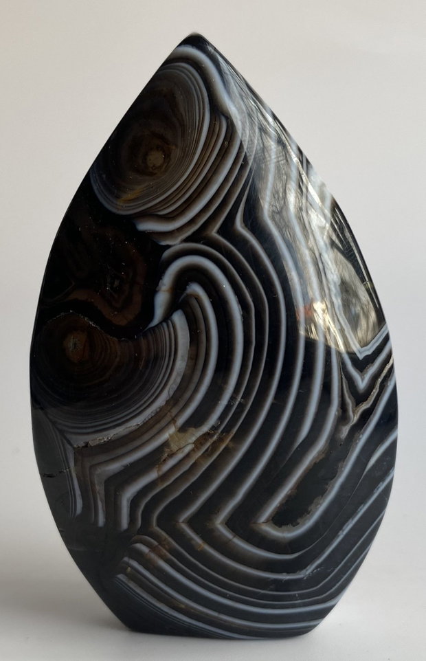 Agat Negru - Sculptura piatra semipretioasa