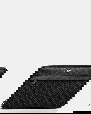 BOSS pungă cosmetice culoarea negru, 50552626