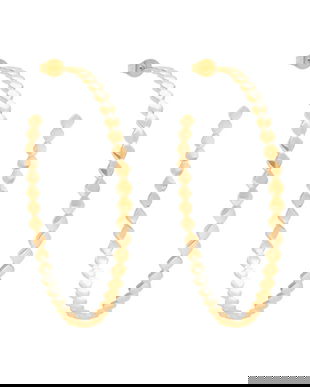 Lilou cercei placați cu aur Snake 262/40/KOL/NO3/PO