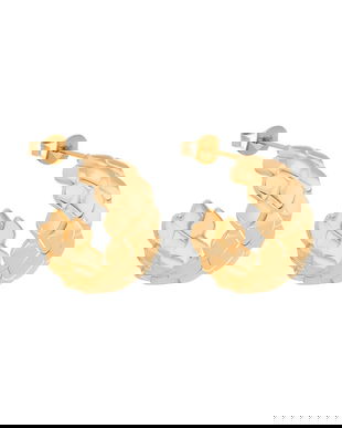 Lilou cercei placați cu aur Snake 262/16/KOL/NO2/PO