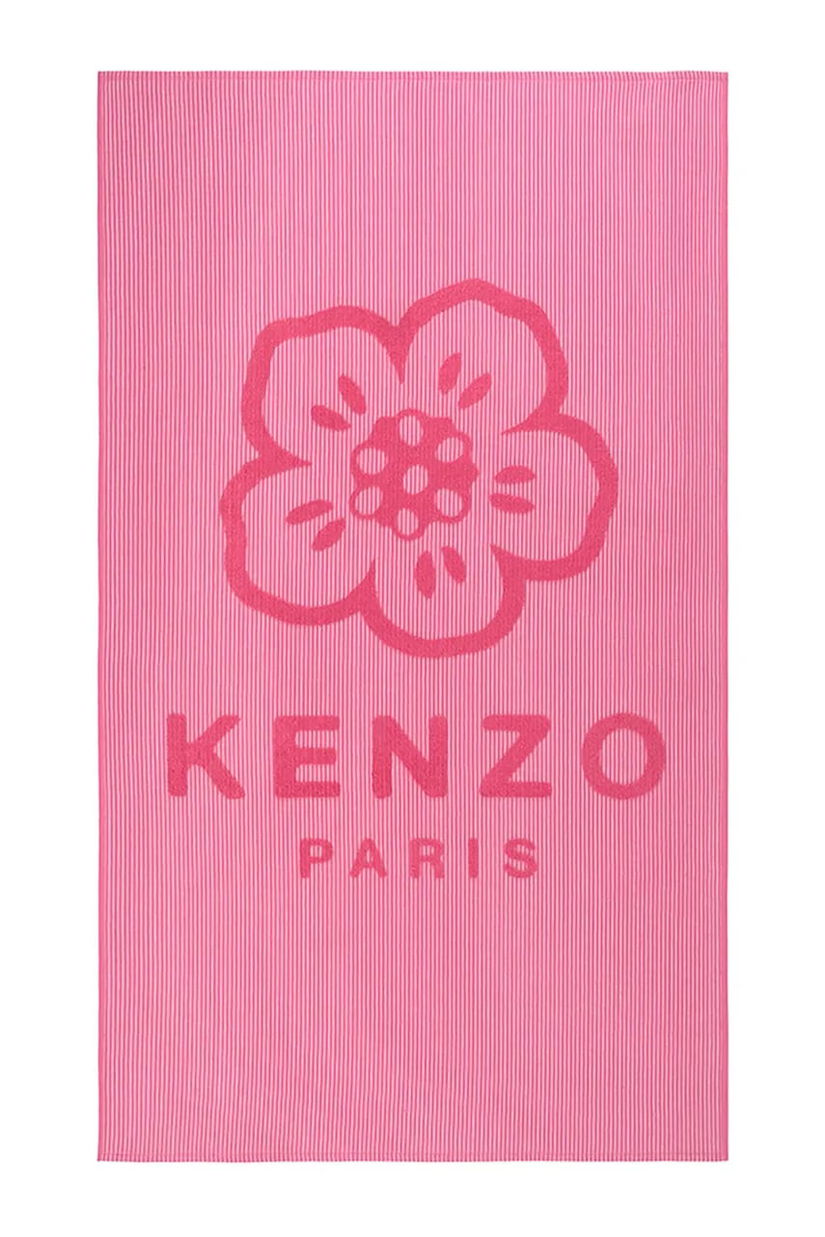 Kenzo prosop de plajă K HANKO Fluo 90 x 160 cm culoarea roz