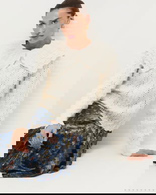 Medicine pulover culoarea bej