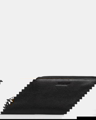 Medicine portofel de piele culoarea negru