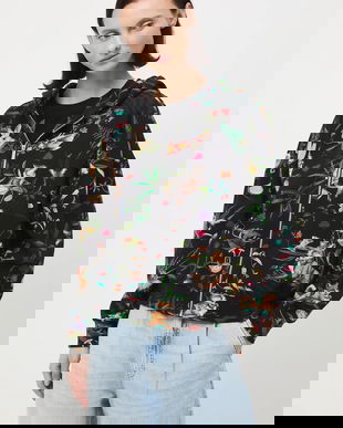 Medicine hanorac de bumbac culoarea negru, cu glugă